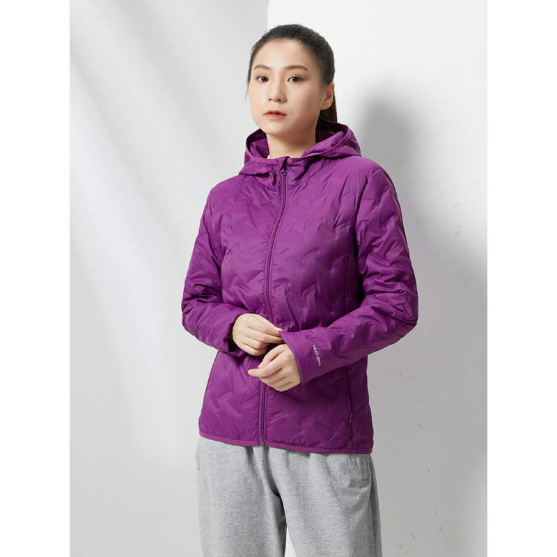 Hombre Omi Thermal Printer 2024 Nuevo invierno chaqueta ligera chaqueta con capucha pareja femenina