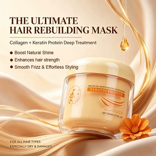 爆款定制胶原蛋白发膜 hair mask‌修护干枯染烫受损滋养护发加工
