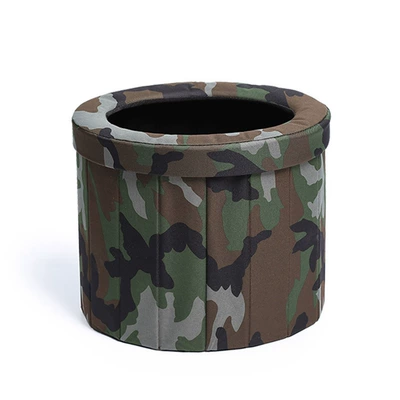 Portable Car toilet outdoor mobile toilet adult urine bag self-driving travel car folding toilet for men and women (Kempinq və səyahət) - small-size-round