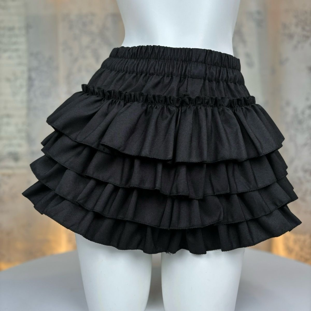Ballet Style White Fluffy Cake Skirt Women's Summer New Style Small High Waist Slimming Look Anti-Exposure A-Line Skirt