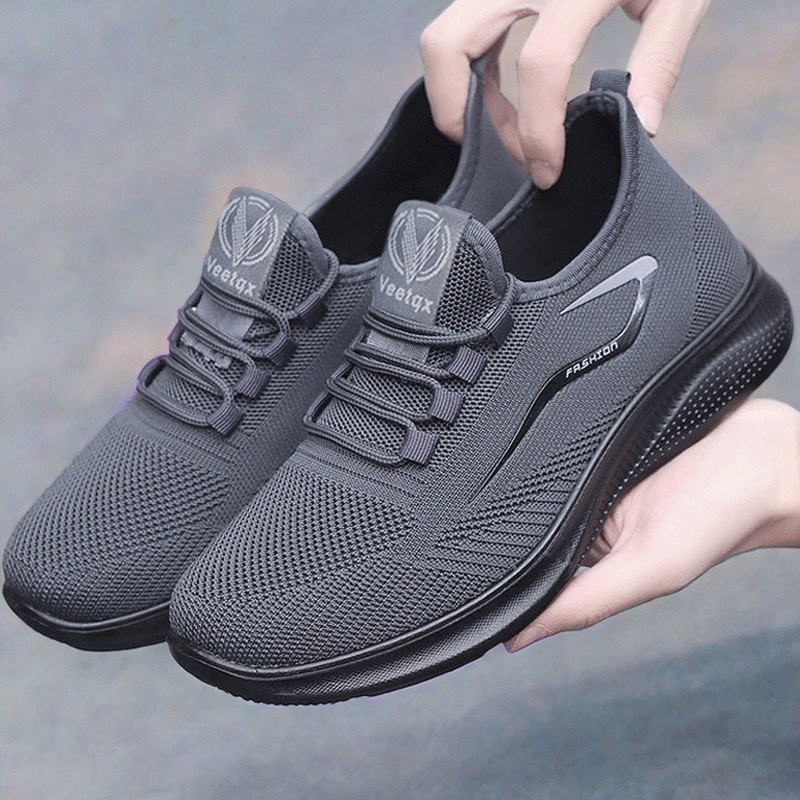 Zapatos de hombre de tamaño grande transfronterizo primavera y otoño nuevos zapatos ligeros de suela suave zapatos de malla cómodos zapatos deportivos casuales al aire libre