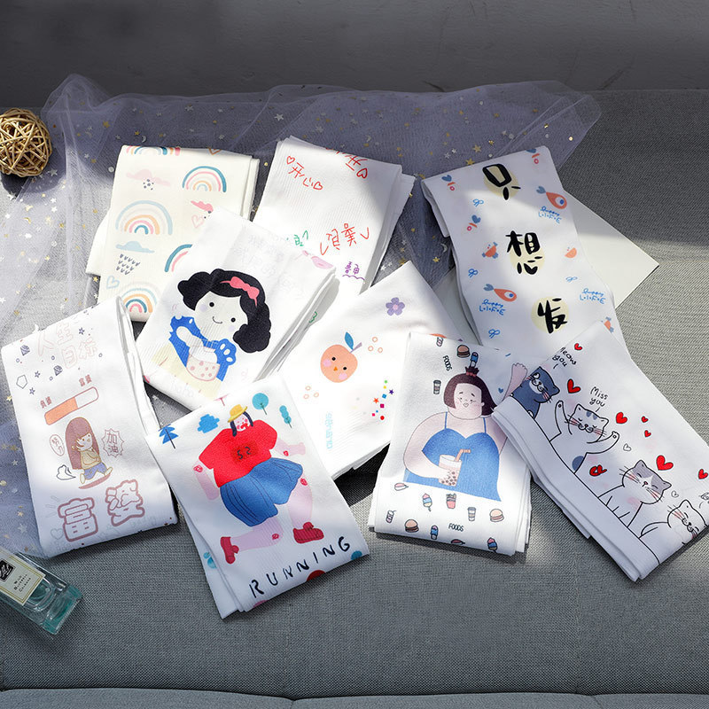 Cute Printed Outdoor Sun Protection Ice Sleeves for Women Driving and Cycling Sun Protection Sleeves Neck Scarf Mask Mask Manufacturer Wholesale