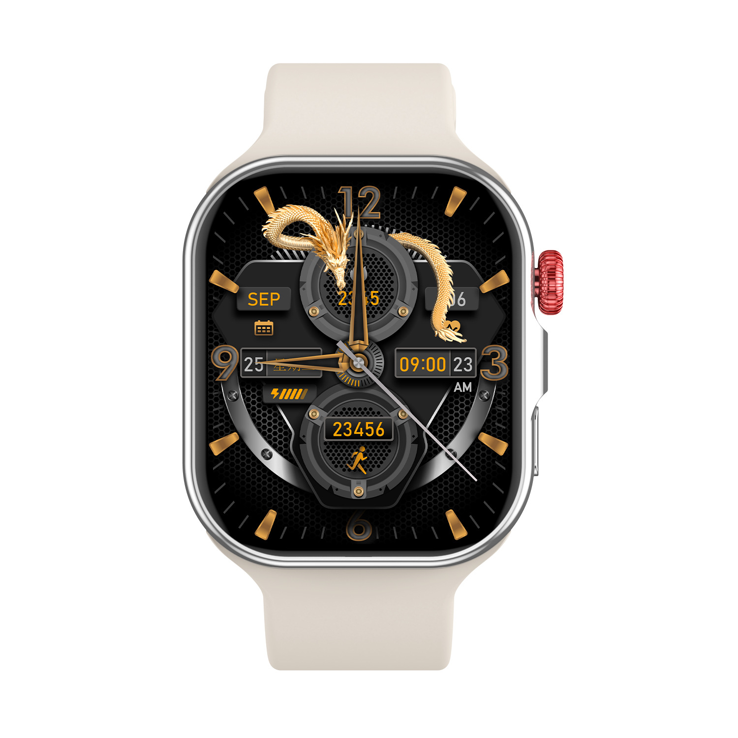 2025 nuevo reloj inteligente doble pago multifunción función NFC llamada Bluetooth frecuencia cardíaca presión arterial oxígeno en sangre