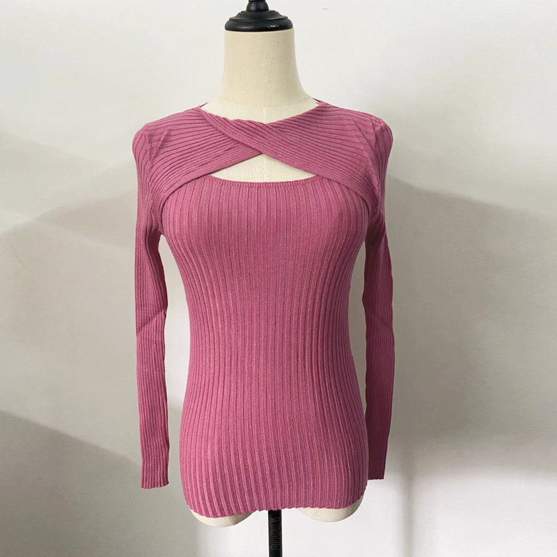 154g Weight Long Sleeve Sleeve Length Pullovers Placket Type Regular Sleeve Sleeve Type Polyester Fabric Type Regular Top Length Sweater Tops Type Holiday, Daily Occasion U Neck Neckline Slim Fit Type Solid Color Pattern Winter, Autumn Season Women's Gender Elegant, Streetwear Style Wholesale Women's Elegant Streetwear Solid Color Long Sleeve Sweaters & Cardigans 29