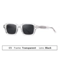C5 transparent frame black and gray film
