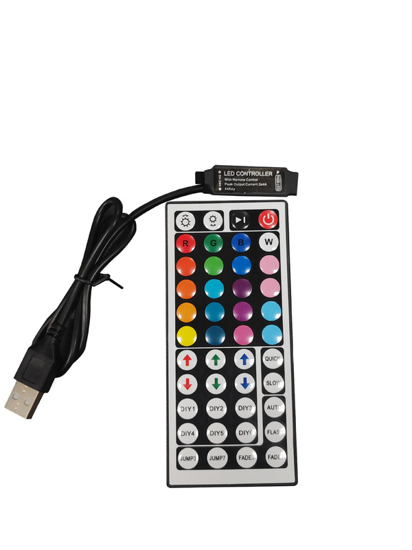 LED ライトストリップ rgb コントローラ RF24 キーアプリ Bluetooth usb44 キータッチセンサーハンドスキャン音楽トーン調光器|undefined