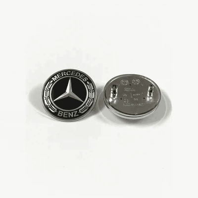 Suitable for Mercedes-Benz Hood Car logo - black-remark-model-and-year
