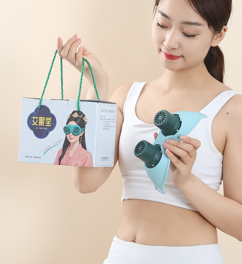 Eye Moxibustion Device Home Warm Eye Care Tool with Moxa Stick Holder for Adults and Children specifications