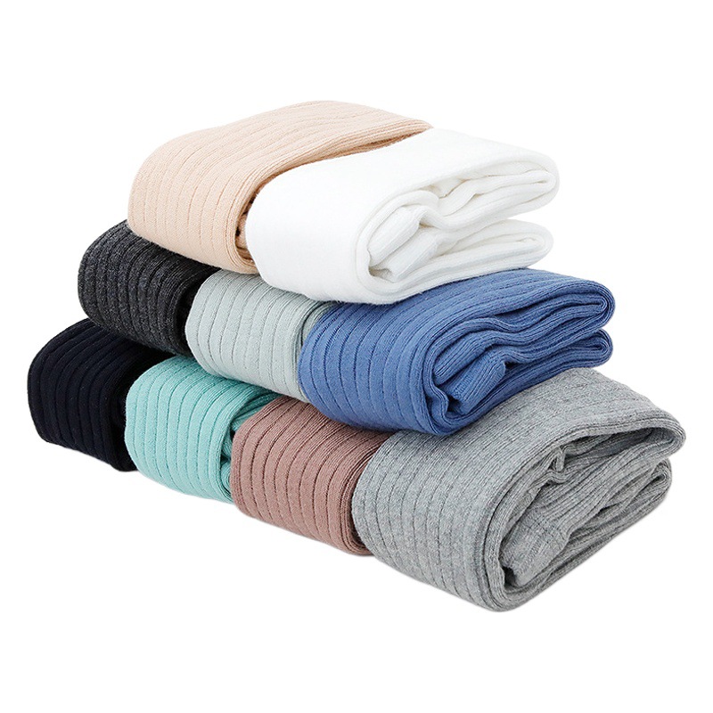 Niñas pantimedias algodón primavera y otoño delgada suelta niños bebé polainas verano estilo occidental blanco pantimedias