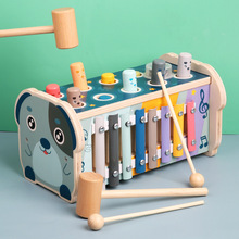 兒童玩具多功能敲琴音樂盒寶寶打地鼠幼兒卡通兒童玩具幼兒園禮物