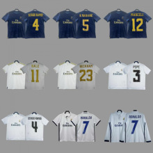 复古足球服齐达内古蒂劳尔菲戈卡卡贝克汉姆C罗纳尔多马赛洛球衣