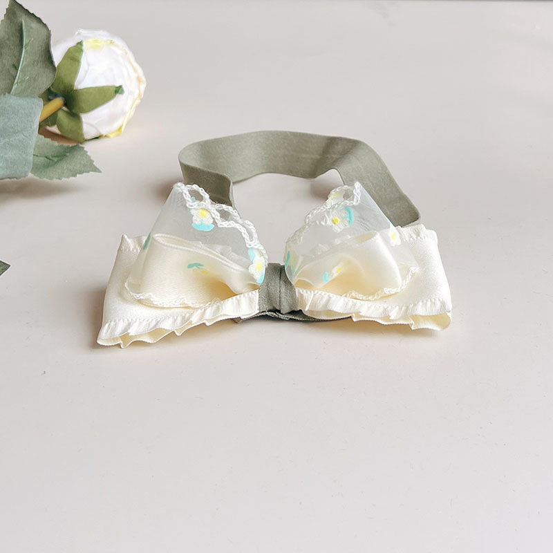 Summer thin children's elastic three dimensional headband with bow…