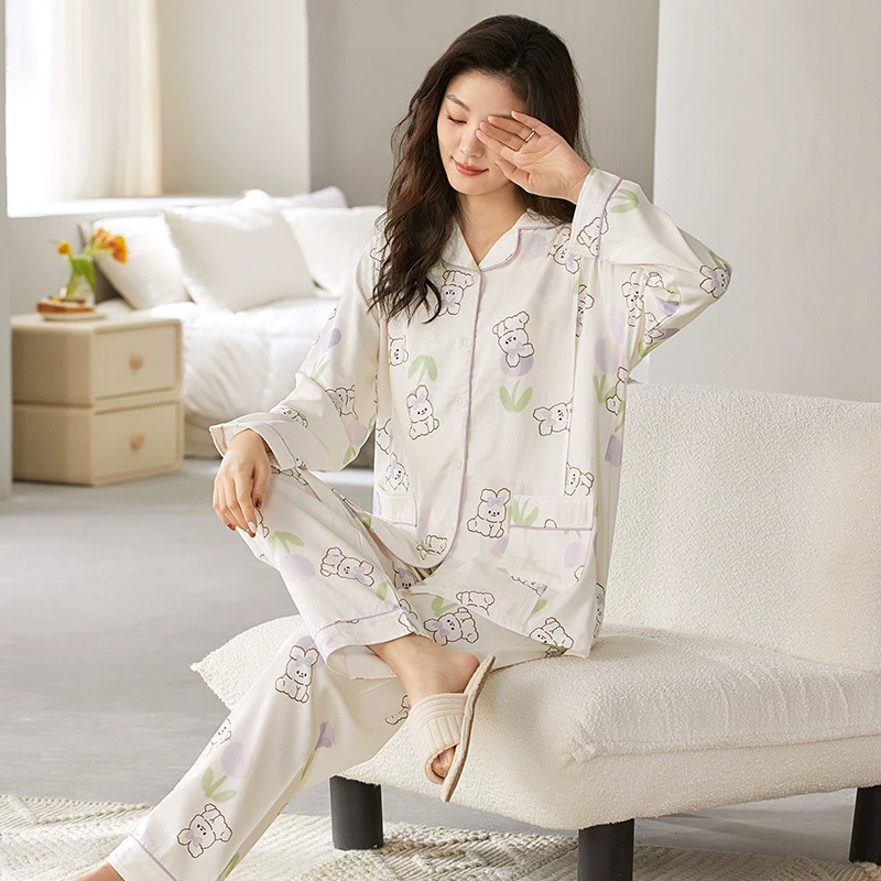 2025 весна и лето, новый стиль 7A, антибактериальная хлопковая одежда для беременных, впитывающая пот, дышащий комплект одежды для кормящих женщин