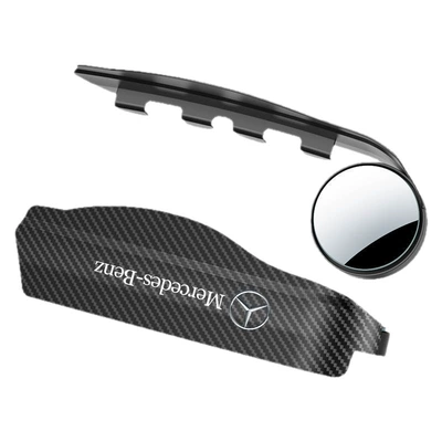 rain eyebrow small round mirror: Rearview mirror rainproof sticker