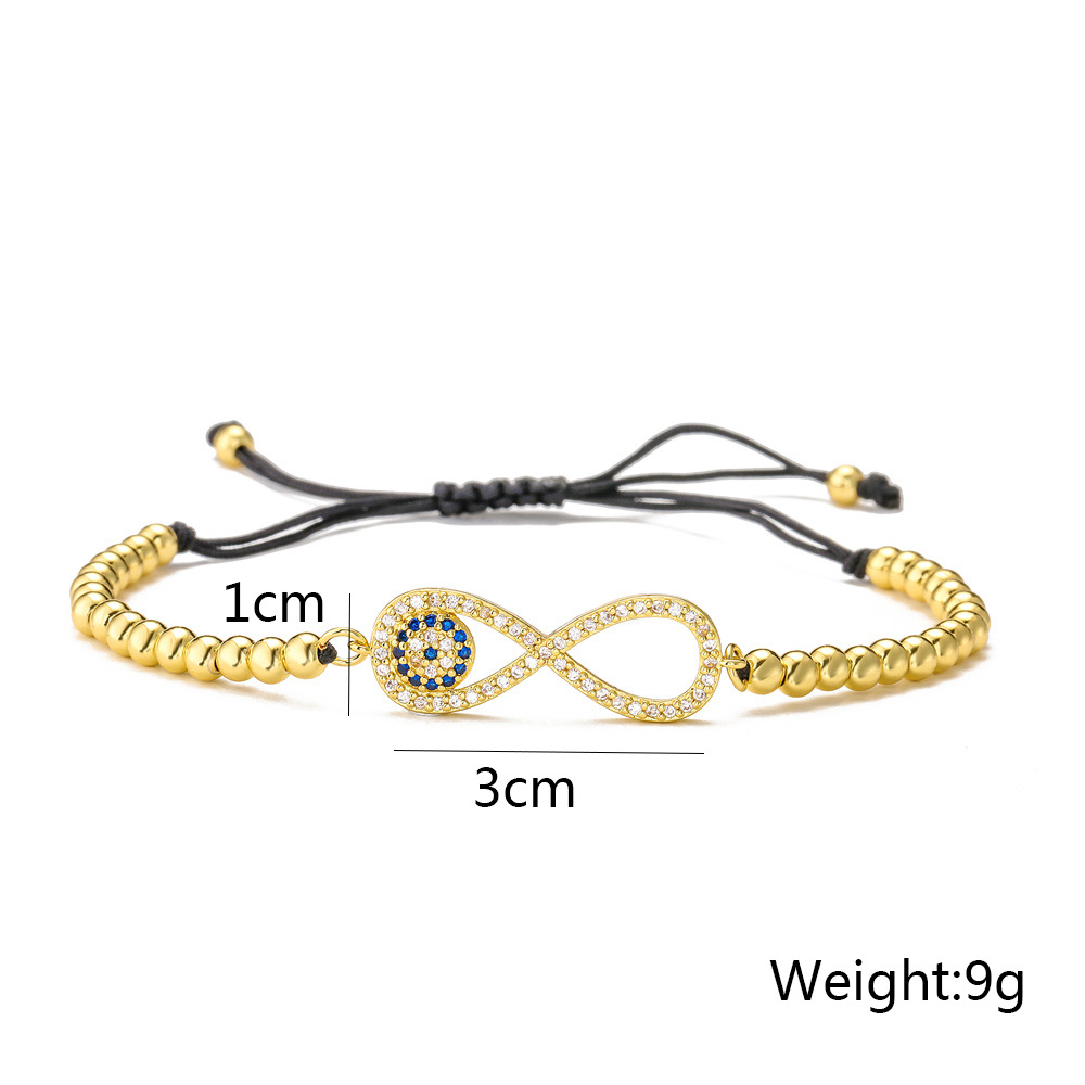 Copper Plated 18K Gold Zircon Love Sun Flower Bracelet 3 undefined