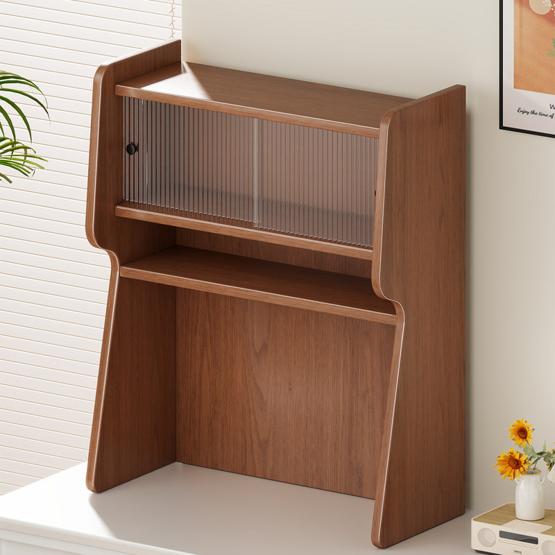 Desktop Storage Rack, Entryway Coffee Machine Storage Cabinet, Dining Table Countertop Cup Holder, Coffee Utensil Sideboard