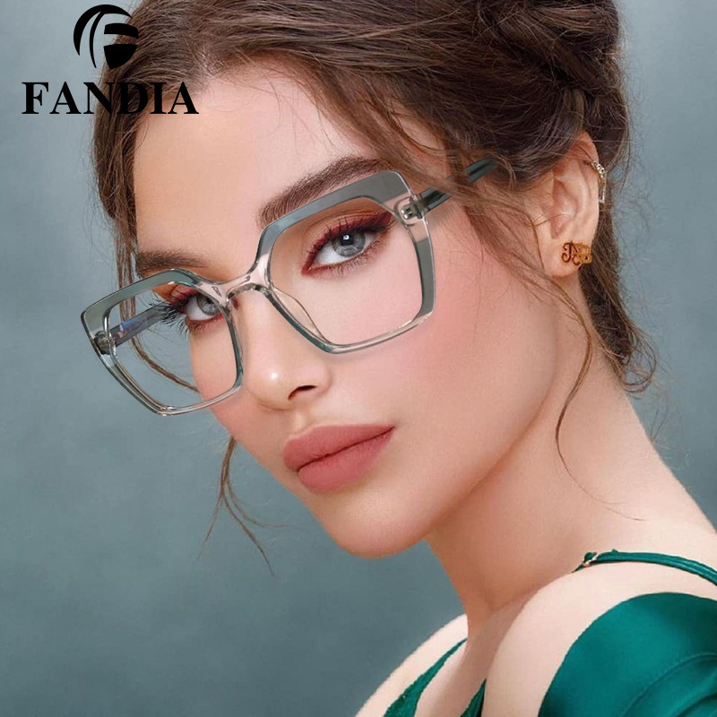 95932 nuevo TR90 anti-Luz Azul gafas de dos colores marco Slingshot pie llano gafas marco óptico hembra CP insertar gafas