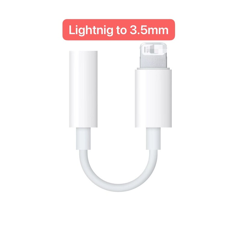 For Apple Apple Lightning to 3.5mm Headphone Jack Adapter Lightning3.5mm Original Mouth