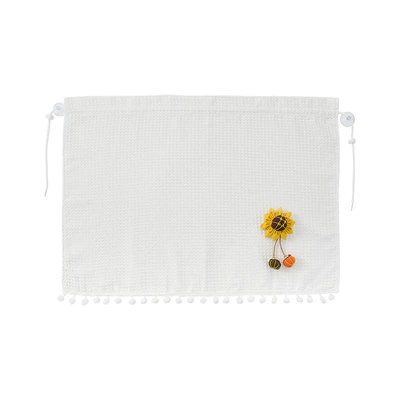 Large waffle flower car window sunshade summer sun protection and heat insulation car curtain suction cup car sunshade (Car curtains) - large-waffle-curtain-sticker-pumpkin-sunflower