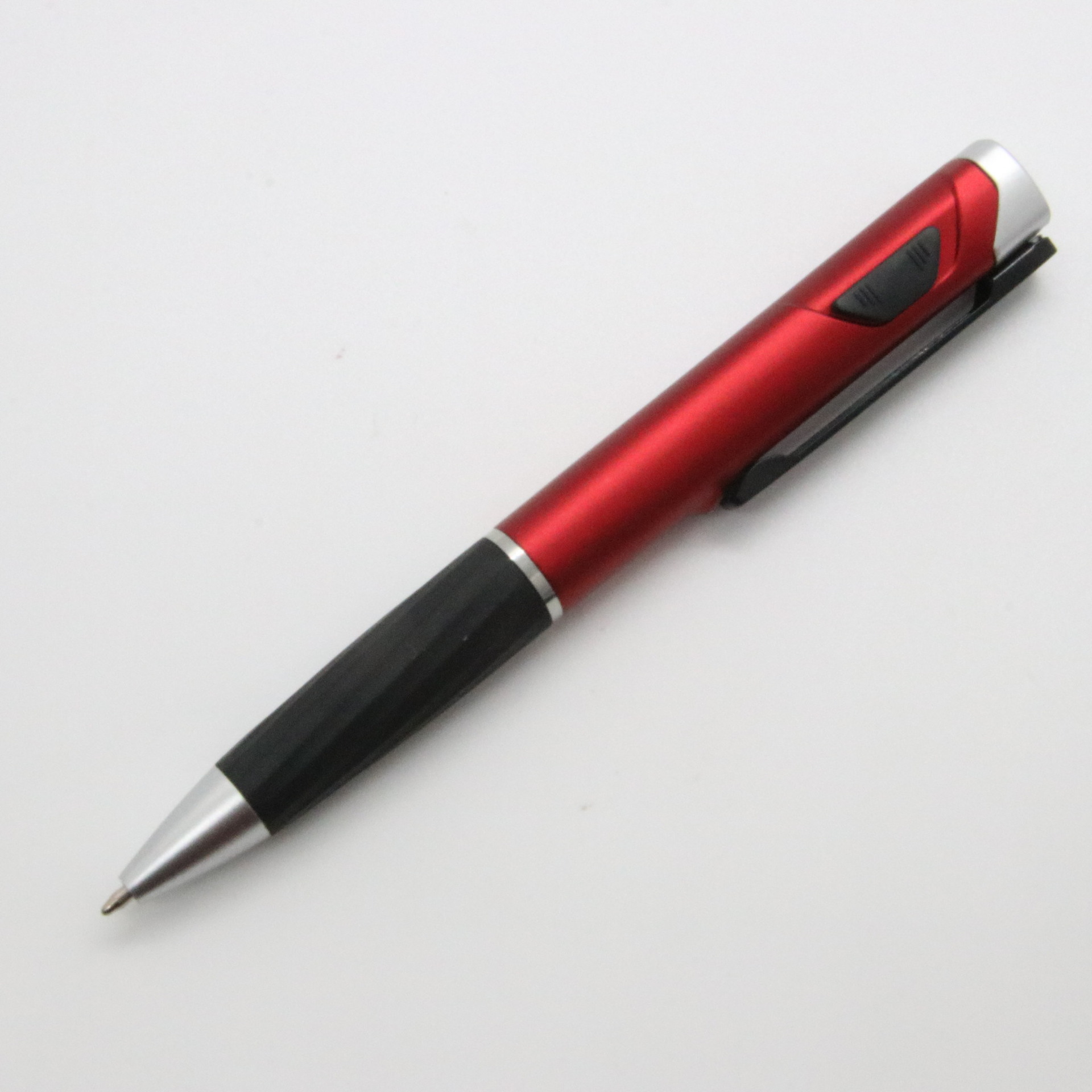 Bolígrafo de plástico que hace publicidad del logotipo promocional de la pluma ligera de la pluma fabricante popular luminoso de los efectos de escritorio de Amazon Tonglu