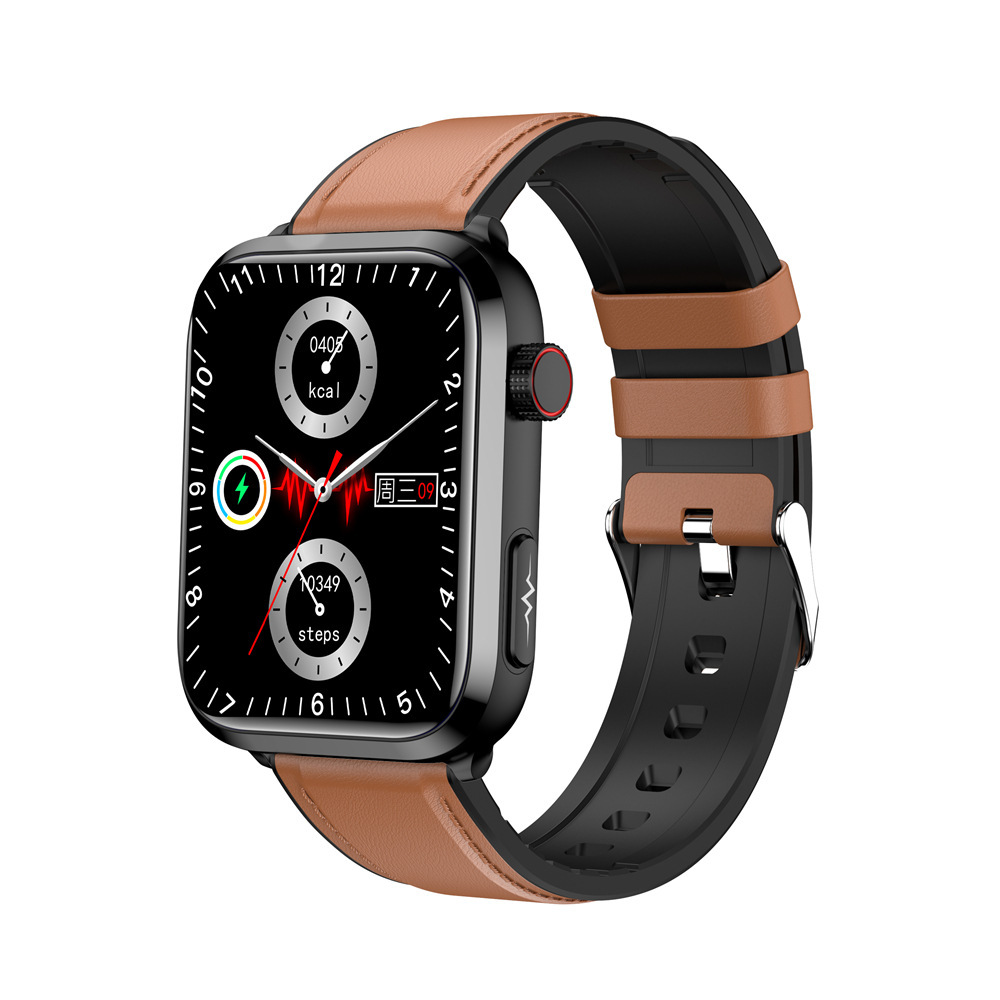 Transfronterizo nuevo reloj inteligente ET210 Bluetooth llamada ECG sin glucosa en sangre ácido úrico lípidos en sangre temperatura corporal ejercicio