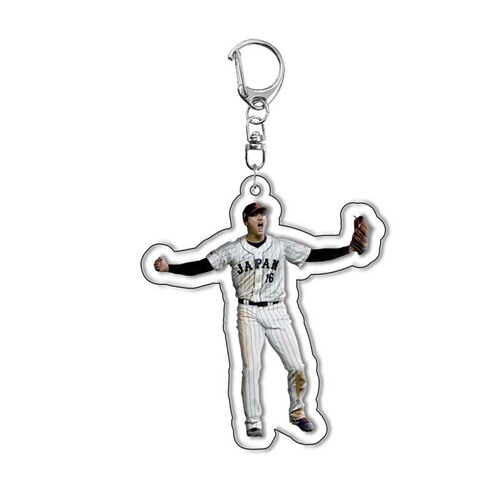 Shohei Ohtani, baseball player, pitcher, acrylic keychain, pendant, character peripherals, cross-border