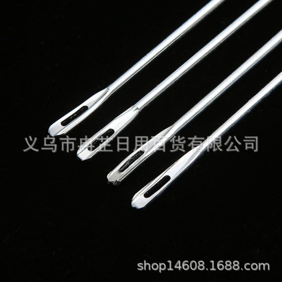 Manufacturer sewing hemp rope woven bag packing needle sealing needle large steel needle thick hemp bag needle sealing needle threading needle