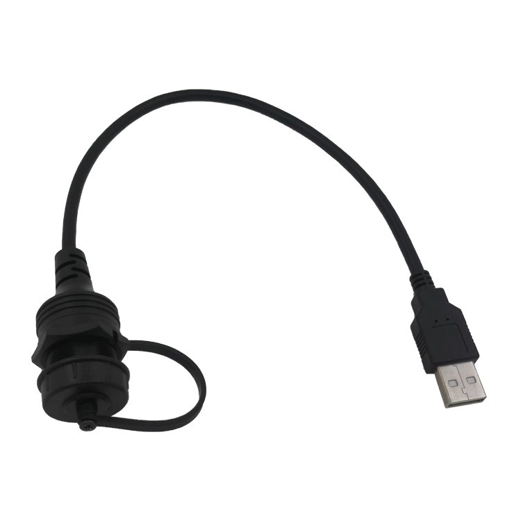 AM Data Dashboard Yacht Cable Motorcycle Male to Female Adapter Cable Car Charging USBAF Extended Waterproof