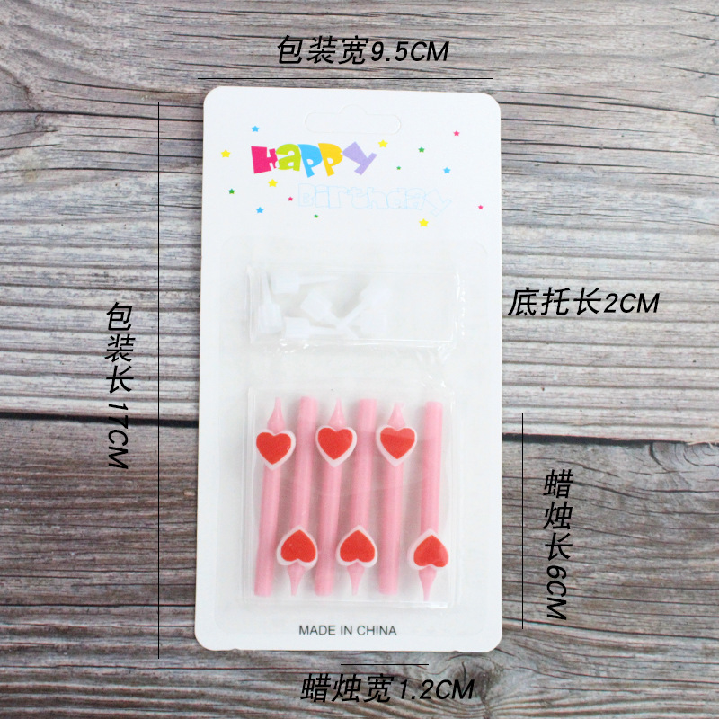 Vela de cumpleaños de dibujos animados al por mayor popular fiesta de flores oso dinosaurio donut cara sonriente vela de pastel para niños