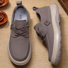 春夏新款透气轻便2025男鞋休闲帆布运动鞋百搭聚氨酯软底防滑鞋子