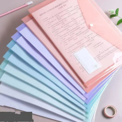 a4 ファイルバッグ透明プラスチック大容量防水学生テスト用紙収納袋オフィスファイル情報スナップバッグ