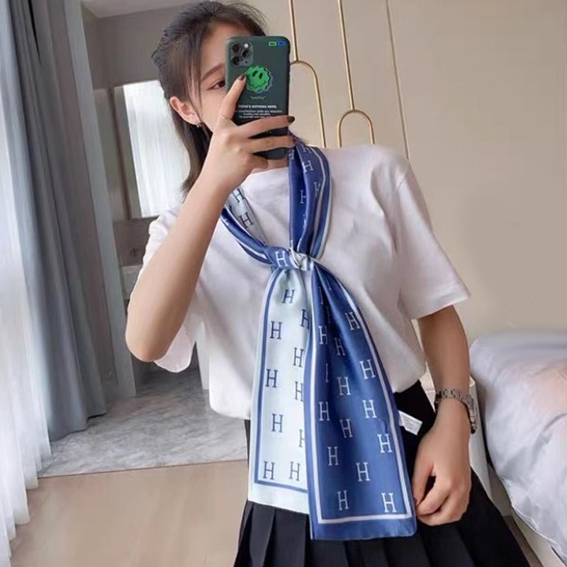 95 파란색과 흰색 H 문자