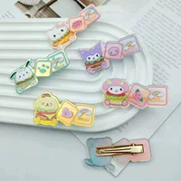 Заколка-утконос (Sanrio) с персонажами KT/Pacha/Culomi/Yumui/Melati, 5 × 2,9 см, 4,7 г