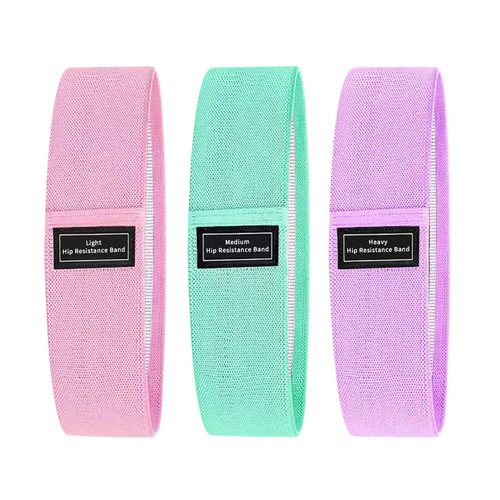 Squat yoga resistance band knitted training hip belt non-curling elastic band beautiful buttocks circle buttocks yoga female resistance band