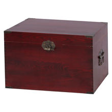 箱子儲物實木復古帶鎖木箱創意整理雜物做舊木箱儲物箱木制大容量