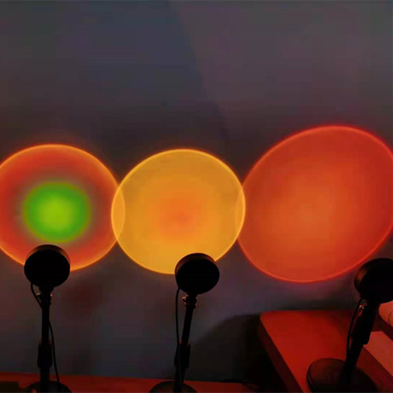 new pattern Sunset live broadcast desktop Sunset Colorful Anchor lamp romantic Atmosphere lamp Net Red Sun Will Never Set