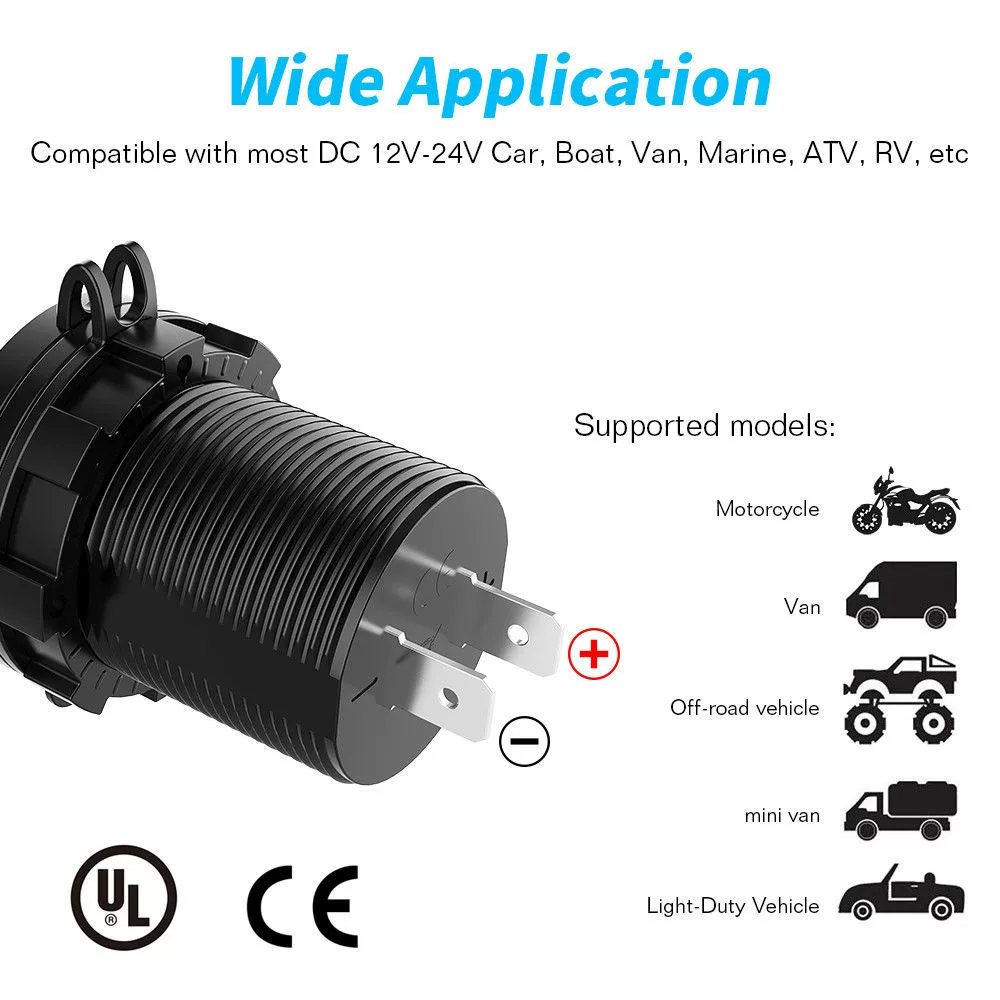Apple, charger, modified mobile phone, RV, compatible waterproof yacht, Android