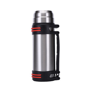 Stainless steel vacuum insulation kettle wide -mouth pot large capacity wholesale 2 liters outdoor high -end portable portable travel pot