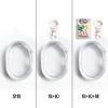 Single pull head small round bag white 6*3.5*10cm (empty bag)