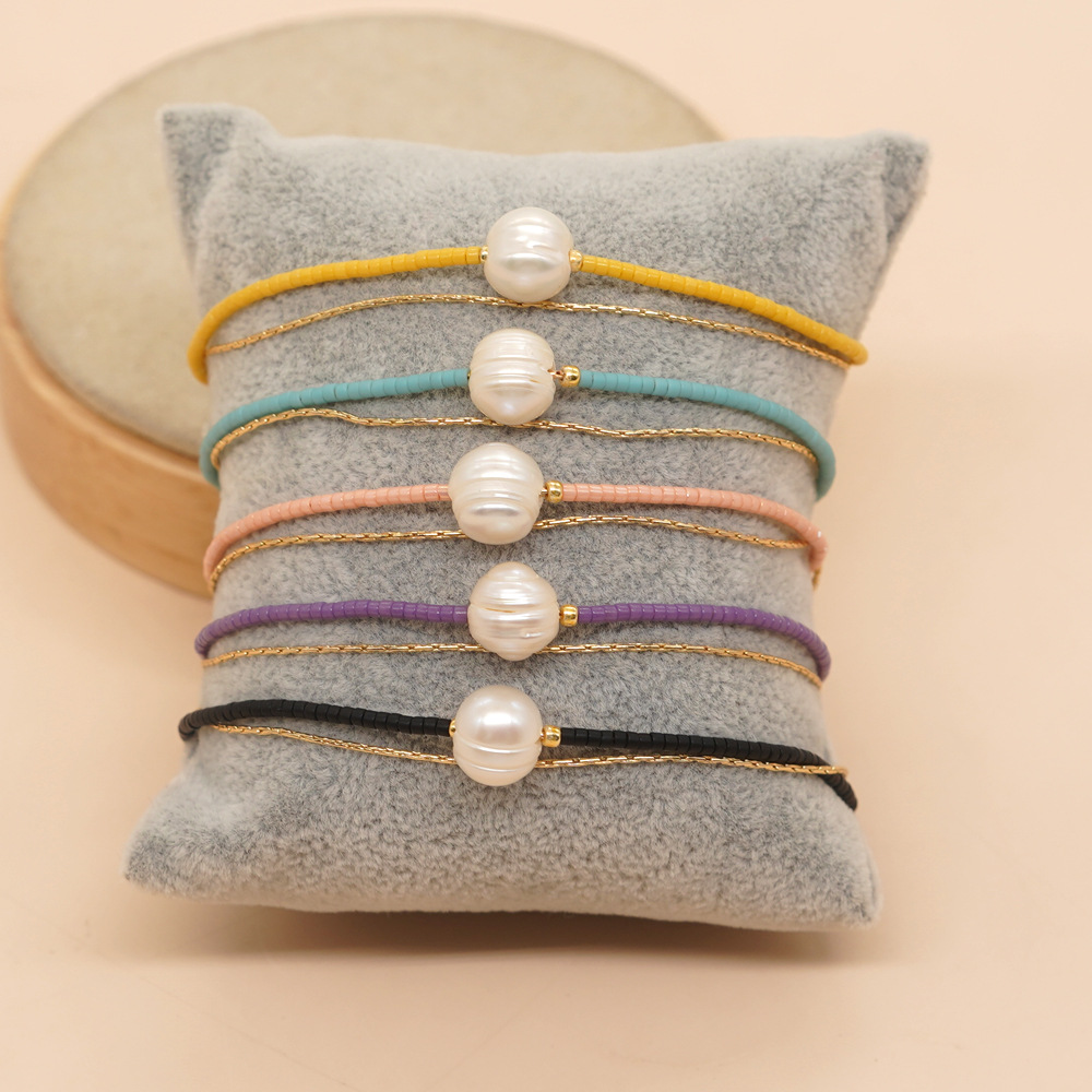 15g Weight Bracelets Classification Ethnic Style Leaf Mixed Materials Unisex Bracelets