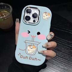 漫画ミルクティーはiphone16携帯ケースリンゴ15plus日韓14promaxかわいい13転倒防止12