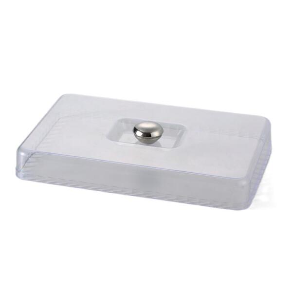Plastic transparent cover supermarket tasting dust-proof visual…