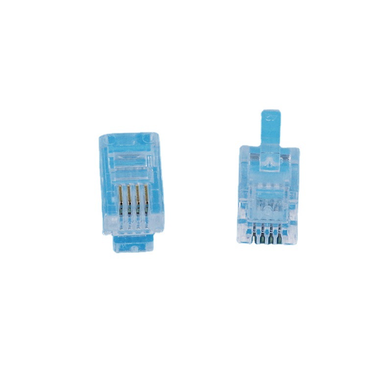4P4C FU/T-B ����RJ9ˮ��ͷ ���Ƭˮ��ͷModular Plug Telephone