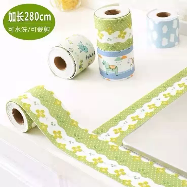 Бесшовные оконные стекла впитывающие наклейки подоконники противотуманные водонепроницаемые наклейки кухонная раковина красивые наклейки для швов самоклеящиеся наклейки для резки