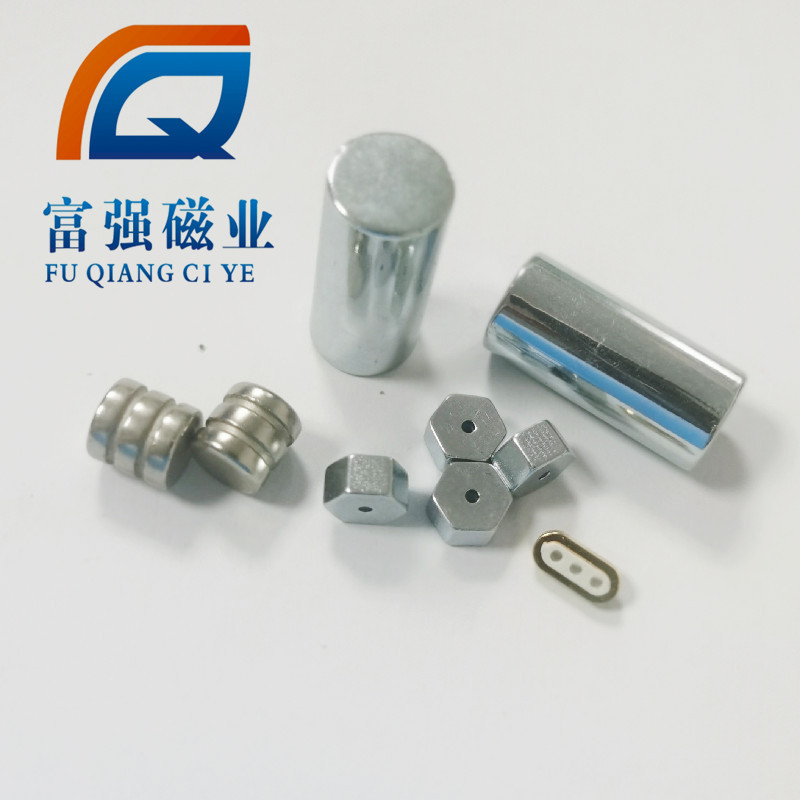 可订大力磁铁镀镍饰品磁铁 数据线USB直充磁吸充电吸附强磁过汗液