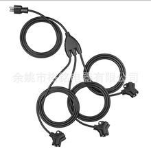 �������L�� 1 �� 3 ��·�� 6 ���ӵز���,��ˮ 16AWG SJTW �Դ��