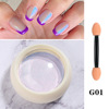 Religo solid -like powder small sweet potato bottle bottle ice transparent mirror glittering powder hot Fairy powder brush nail