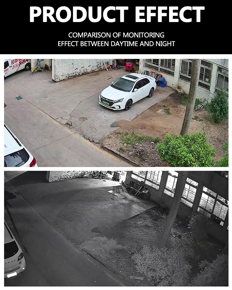 CCTV surveillance camera 2MP infrared coaxial kit