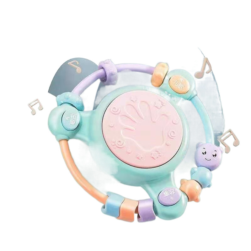 의 손 드럼 어린이 음악 박수 드럼 충전 조기 교육 퍼즐 3  장난감 0-1 년 6-12 개월 젊음