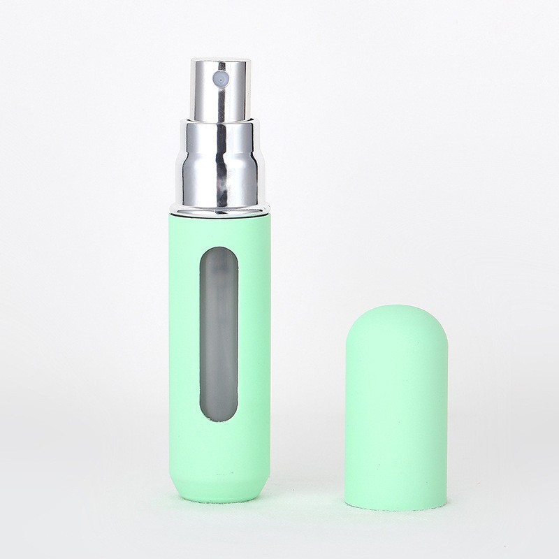 5ml de carga directa inferior perfume sub-botella portátil tipo empuje muestra de aerosol de aluminio botella vacía mini niebla fina sub-embalaje artefacto